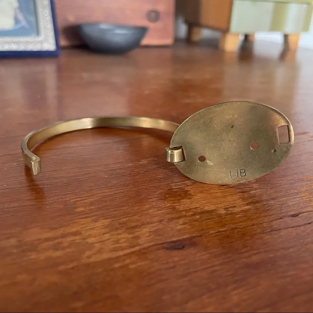 Julie Nolan for Anthropologie Brass Zodiac Bracelet Libra - Picture 2 of 6